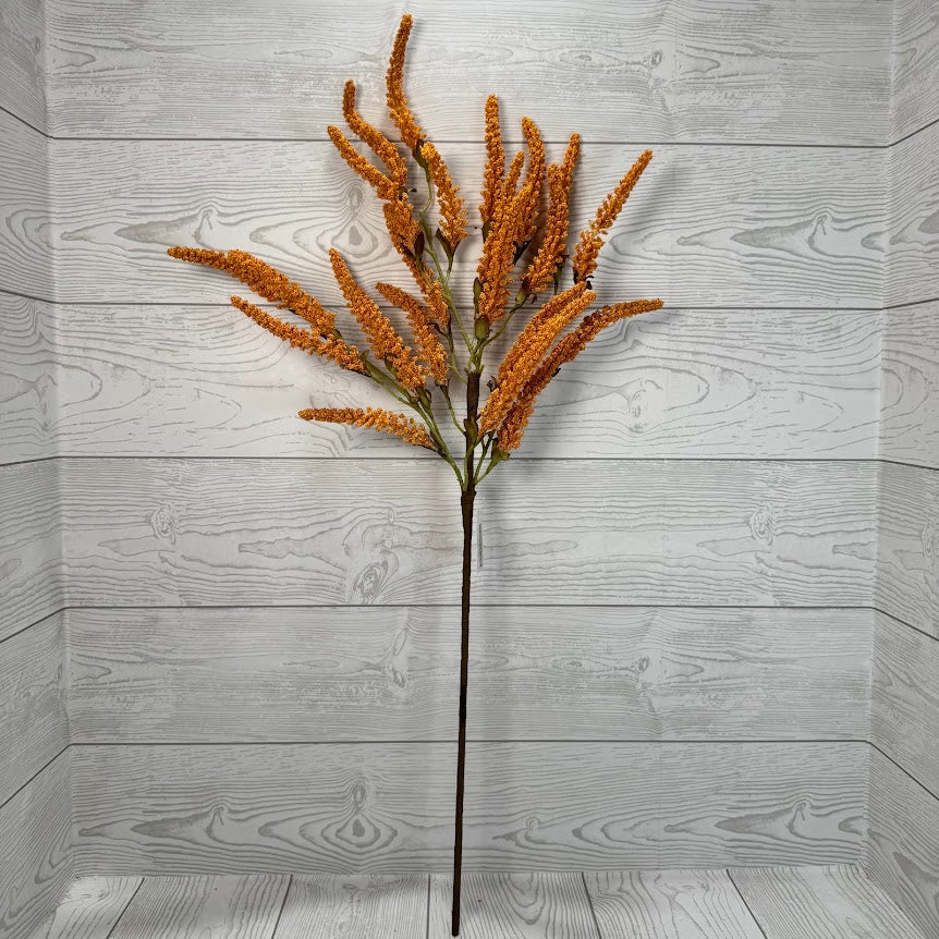 30IN AMARANTHUS SPRAY - ORANGE - 65668-OR * OO