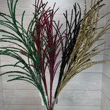 33" GLITTER GRASS SPRAY - INDIVIDUAL COLORS - 65851 * BL