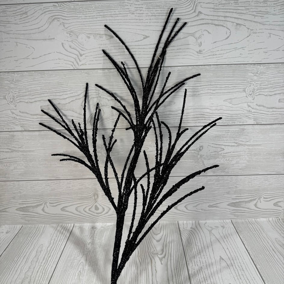 33" GLITTER GRASS SPRAY - INDIVIDUAL COLORS - 65851 * BL