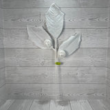HOLLY LEAVES SPRAY X3 H27 - WHITE - 86264WT * G