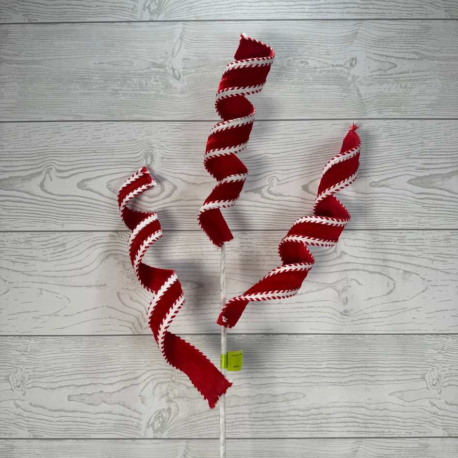 CURLY SPRAY X3 H30 - RED/WHITE - 86283RDWT