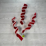 CURLY SPRAY X3 H30 - RED/WHITE - 86283RDWT