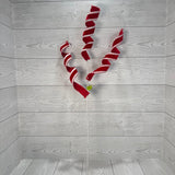 CURLY SPRAY X3 H30 - RED/WHITE - 86283RDWT