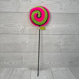 LOLLIPOP PICK H16XDIA 5 - GREEN/PINK - 57390HTPK * G