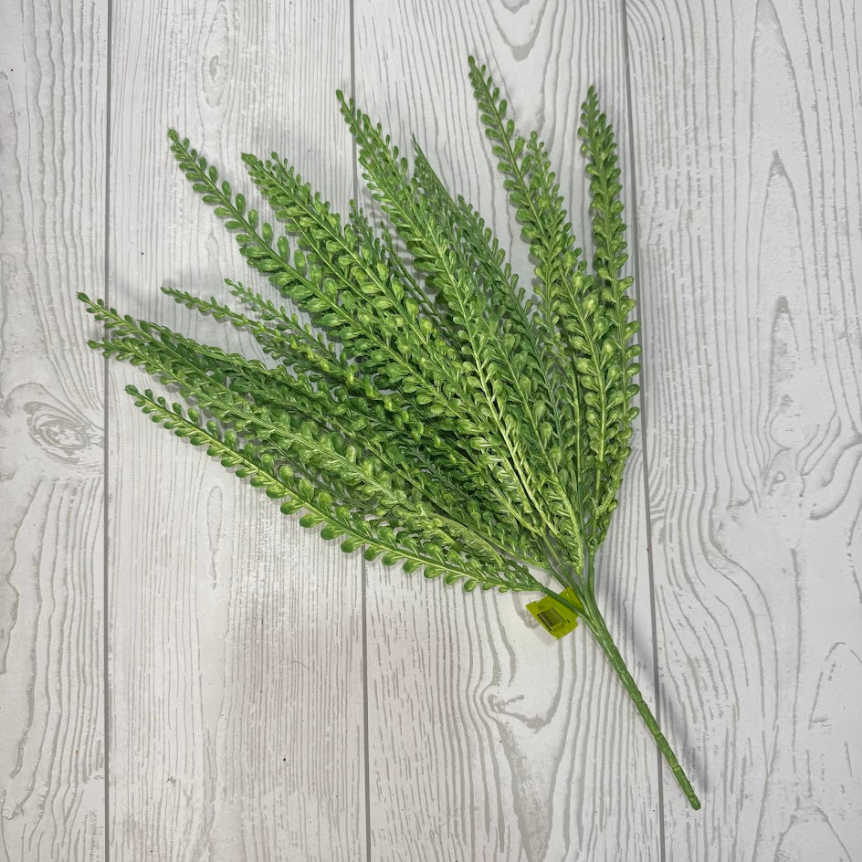 PLASTIC LEAVES BUSH X5 H16 - GREEN - 57497GN * R BR