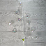 IRIDESCENT BALL SPRAY X9 H28 - CLEAR - 86585CLEAR * G