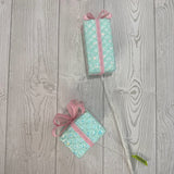 MESH GIFT BOX SPRAY X2 H28 - MINT/PINK - 86351MINT * RD