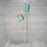 MESH GIFT BOX SPRAY X2 H28 - MINT/PINK - 86351MINT * RD
