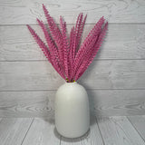 PLASTIC LEAVES BUSH X5 H16 - PINK - 57497PK * R BR