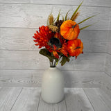 SUNFLOWER BALL MUM PUMPKIN PINE BISH X14 H16 - ORANGE - 56870OR * RD