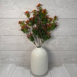 PALSTIC SEDUM LEAVES BISH X7 H18 - ORANGE - 57520OR * OO