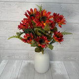 SUNFLOWER BUSH X12 H19 - RUST - 57525RUST * RD