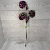 SEQUIN SPIRAL CURLY SPRAY X3 H28 - PINK/GREEN - 57289BTGN * G