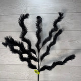 PAMPAS TWIG SPRAY X7 H32 - BLACK - 57411BK * BL