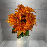 LARGE DAHLIA FALL BSHX7 - BROWN - 22108 * RD