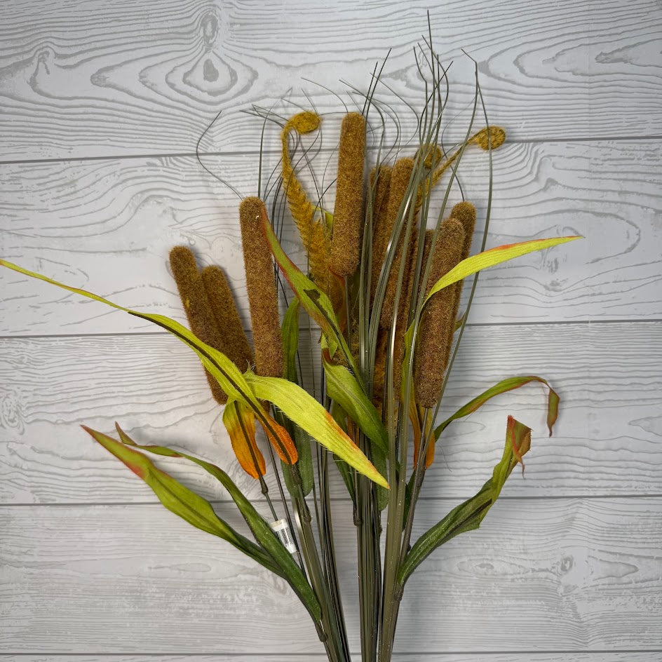 CATTAIL MIX BUSH X9 - BROWN - 73372 * R BR