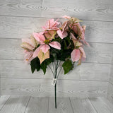 FANCY POINSETTIA BUSH X7 PINK - 54683