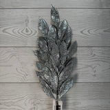 XMAS LAUREL LVS SPRAY - SILVER - 68452 * G