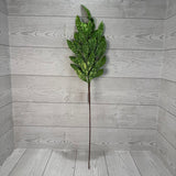 XMAS LAUREL LEAVES SPRAY - GREEN - 58457 * G