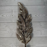 XMAS LAUREL LEAVES SPRAY - CHAMPAGNE - 68455 * G