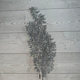 GLITTER BOXWOOD SPRAY X3 - SILVER - 69432 * G