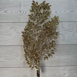 GLITTER BOXWOOD SPRAY X3 - GOLD - 69431 * G