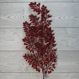 GLITTER BOXWOOD SPRAY X3 - RED - 69433 * G