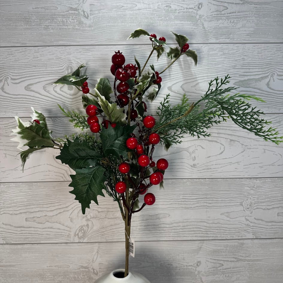 HOLLY PINE SPRAY - 26221 * R BR