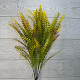 PLS FERN BUSH X7 - YELLOW/BROWN - 58702 * R BR