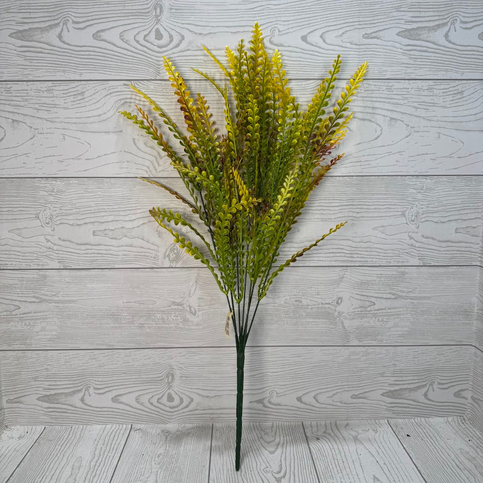 PLS FERN BUSH X7 - YELLOW/BROWN - 58702 * R BR