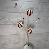 27" PEPPERMINT VALLS - RED/WHITE - X25023-RDWT * BL