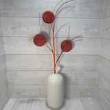 28IN SWIRL X3 SPRAY - RED/WHITE/GLITTER - X25022-RED * BL