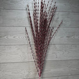 36.5" GLITTER GRASS SPRAY - PINK - X25710-PINK * RD