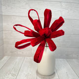 LOOPED FLOWER STEM H12xDIA11 - RED - 86867RD * BL