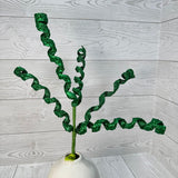 FRIZZY CURLY PICK H16 - EMERALD GREEN - 82510EMERMD * G