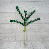 FRIZZY CURLY PICK H16 - EMERALD GREEN - 82510EMERMD * G