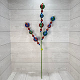 GLITTER STRIPE BALL SPRAY X3 H32 - RED/BLUE/GREEN - 84230RBG * G