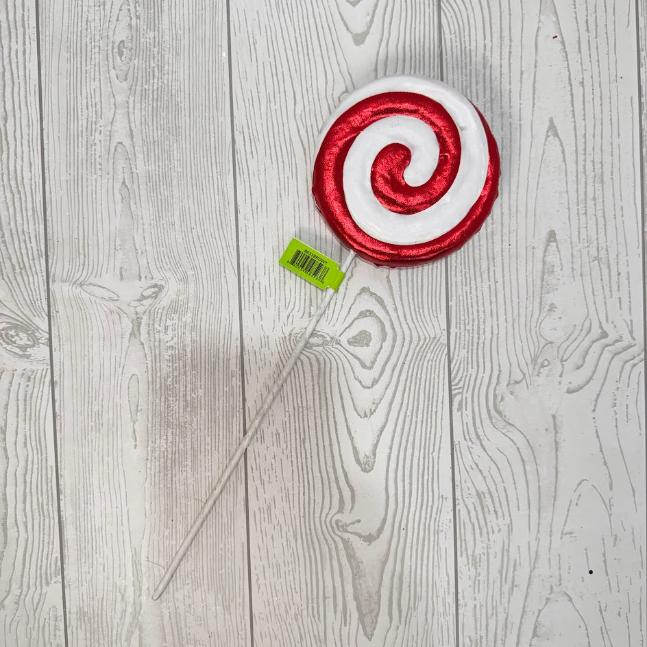 LOLLIPOP PICK H15XDIA5 - RED/WHITE - 86339RDWT * G