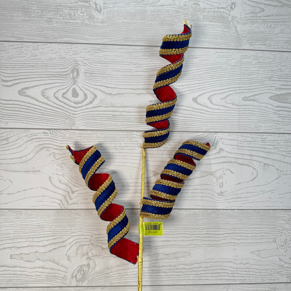CURLY SPRAY X3 H29 - RED/BLUE/GOLD - 6757RDBL * G