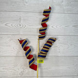 CURLY SPRAY X3 H29 - RED/BLUE/GOLD - 6757RDBL * G