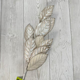 MAGNOLIA LEAVES SPRAY H28 - IVORY - 86949IV * G