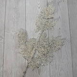 27.5" GLITTER SEQUIN PEARL - WHITE - 40341-WT * BL