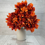 18" DAHLIA BUSH X5 - RUST - 85746-RUST * RD