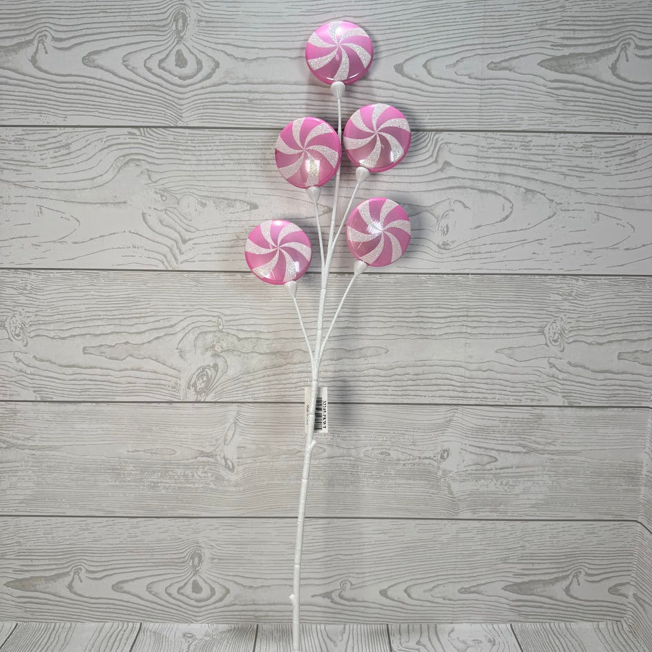 24" CANDY SPRAY - PINK/WHITE - 32245-PK WT * G