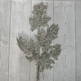 27.5" GLITTER SEQUIN PEARL - PLATINUM - 40341-PLAT * BL