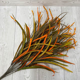 23IN CATTAIL BUSH X12 - YELLOW/ORANGE - 85736-ORYEL * R BR