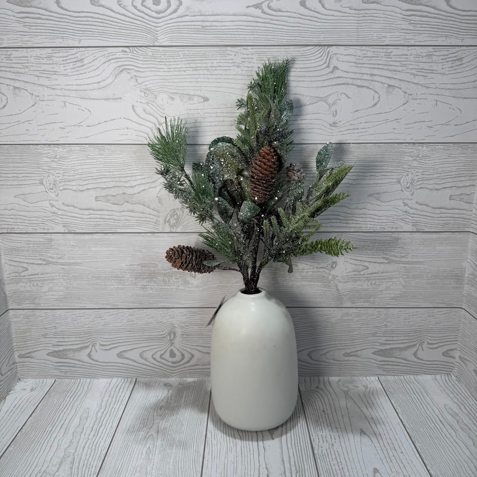 18IN MIXED PINE PINECONE - 65670 * R BR