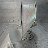 2.5"X10YD PEARL WATERCOLOR IRIDESCENT RIBBON - DC18345PE