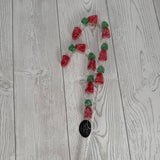 GUM DROP CANDY CANE SPRAY 24.5" - RED/GREEN/WHITE - DCORN1010APK