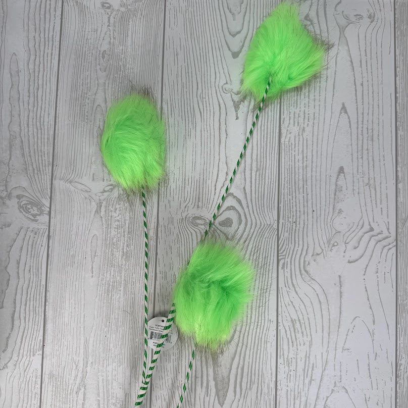 FUZZY TRUFFLE TREES SPRAY X3 - FLUORESCENT GREEN 36" - DCSP3641FGR